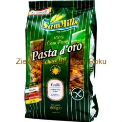 Makaron bezglutenowy świder(Fusilli) SamMills kukurydziany bez jajek 500 g